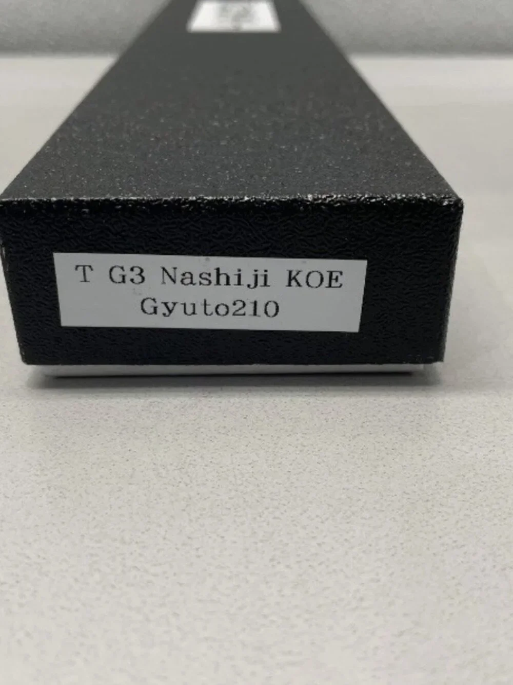 Tsunehisa T G3 Nashiji KOE Gyuto 210mm Multipurpose Knife